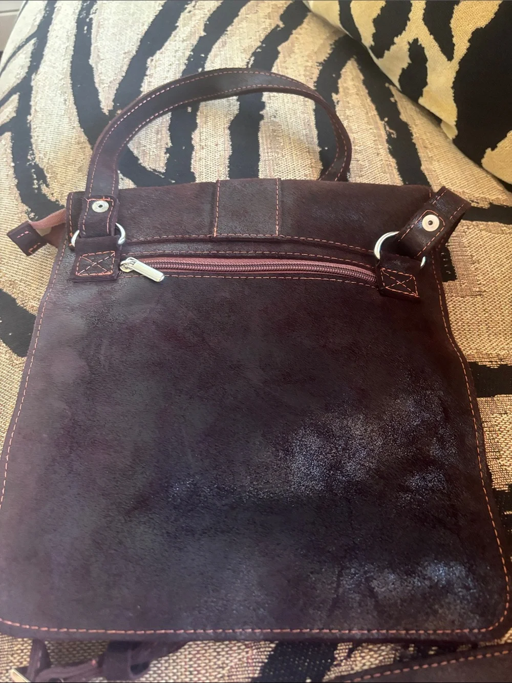 Classic Men's Crossbody Bag in Dark Brown